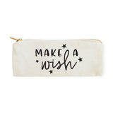 Make a Wish Cotton Canvas Pencil Case and Travel Pouch - The Cotton and Canvas Co.
