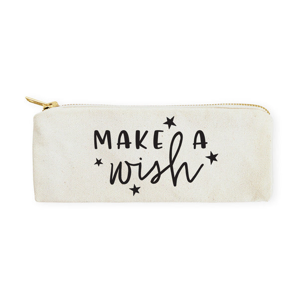 The Cotton and Canvas Co. Make a Wish Cotton Canvas Pencil Case and Travel Pouch