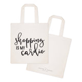 Shopping Is My Cardio Cotton Canvas Tote Bag - The Cotton and Canvas Co.