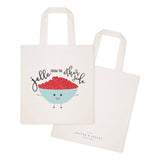 Jello From The Other Side Cotton Canvas Tote Bag - The Cotton and Canvas Co.