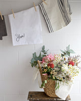 Yum Kitchen Tea Towel - The Cotton and Canvas Co.