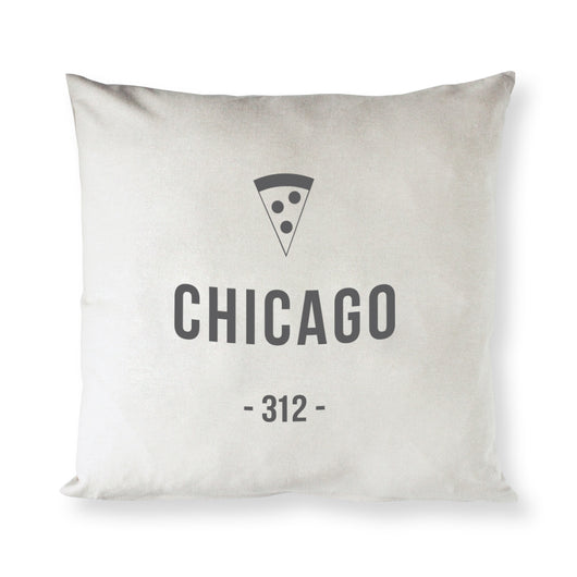 Chicago Cotton Canvas Pillow Cover - The Cotton and Canvas Co.