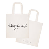 Honeymoonin' Wedding Cotton Canvas Tote Bag - The Cotton and Canvas Co.
