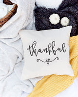 Thankful Pillow Cover - The Cotton and Canvas Co.