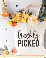 Freshly Picked Cotton Canvas Tote Bag - The Cotton and Canvas Co.