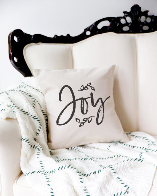 Joy 2024 christmas pillow