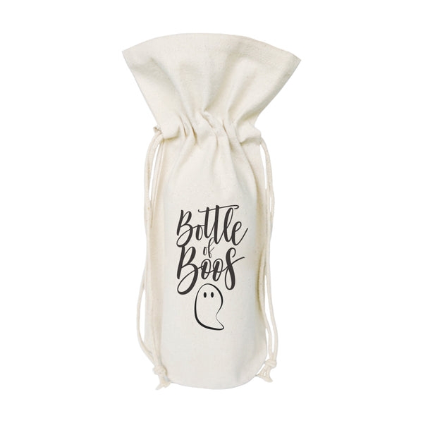 The Cotton and Canvas Co. Bottle of Boos! Cotton Canvas Wine Bag