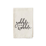 Gobble til you Wobble Cotton Muslin Napkins - The Cotton and Canvas Co.