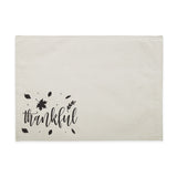 Thankful Cotton Canvas Place Mat - The Cotton and Canvas Co.