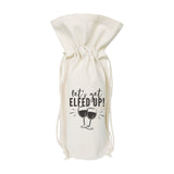 Let's Get Elfed Up! Christmas Canvas Wine Bag - The Cotton and Canvas Co.
