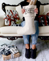 First Christmas as Mommy and Daddy Christmas Stocking - The Cotton and Canvas Co.