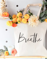 Breathe Gym Cotton Canvas Tote Bag - The Cotton and Canvas Co.
