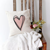 Heart Pillow Cover - The Cotton and Canvas Co.