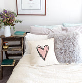 Heart Pillow Cover - The Cotton and Canvas Co.