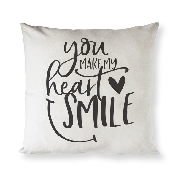 The Cotton and Canvas Co. You Make My Heart Smile Pillow Cover