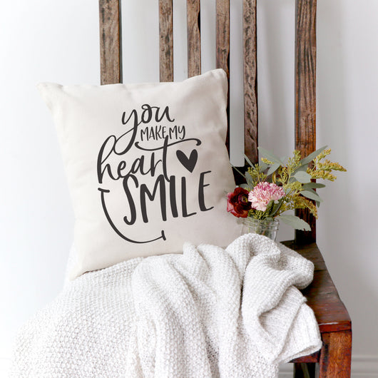 Smile pillow cover store