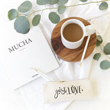 Just Love Cotton Canvas Pencil Case and Travel Pouch - The Cotton and Canvas Co.