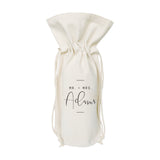 Mr. & Mrs. with Last Name Cotton Canvas Wine Bag - The Cotton and Canvas Co.