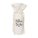 Mother of the Bride Canvas Wine Bag - The Cotton and Canvas Co.