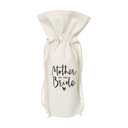 Mother of the Bride Canvas Wine Bag - The Cotton and Canvas Co.