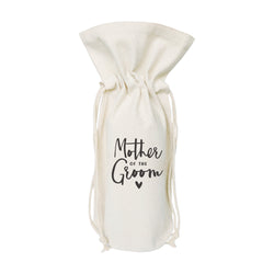 Mother of the Groom Canvas Wine Bag - The Cotton and Canvas Co.