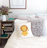 Lion Baby Pillow Cover - The Cotton and Canvas Co.