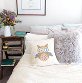 Owl Baby Pillow Cover - The Cotton and Canvas Co.