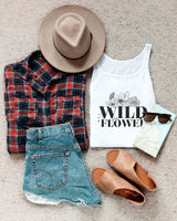 Wild Flower Tank - The Cotton and Canvas Co.