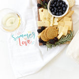 Summer Love Kitchen Tea Towel - The Cotton and Canvas Co.