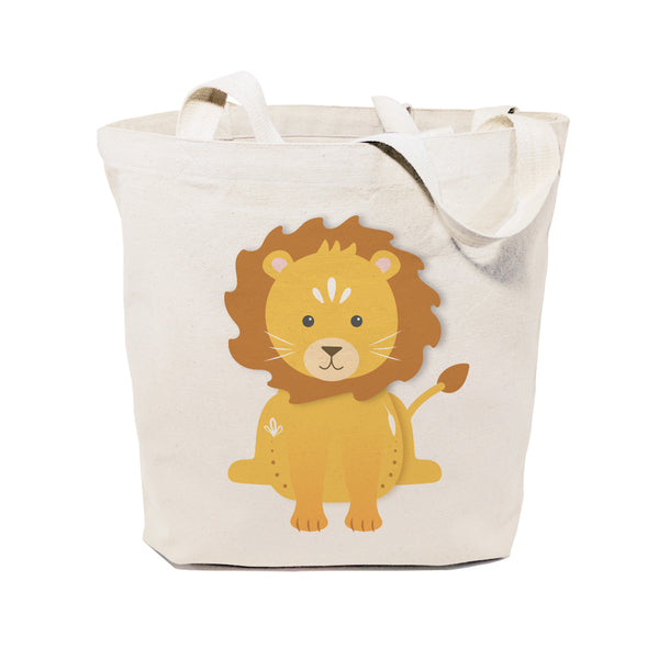 The Cotton and Canvas Co. Lion Cotton Canvas Tote Bag