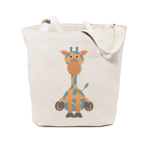 The Cotton and Canvas Co. Giraffe Cotton Canvas Tote Bag