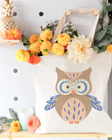 Owl Cotton Canvas Tote Bag - The Cotton and Canvas Co.