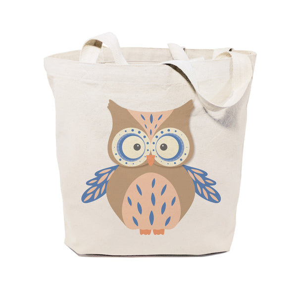 The Cotton and Canvas Co. Owl Cotton Canvas Tote Bag