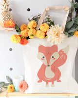 Fox Cotton Canvas Tote Bag - The Cotton and Canvas Co.