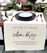 Custom Table Runner - The Cotton and Canvas Co.
