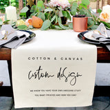 Custom Table Runner - The Cotton and Canvas Co.
