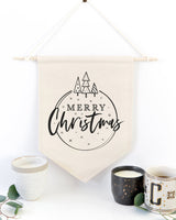 Merry Christmas Hanging Wall Banner - The Cotton and Canvas Co.