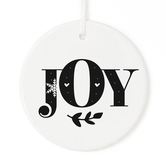 Joy Christmas Ornament - The Cotton and Canvas Co.