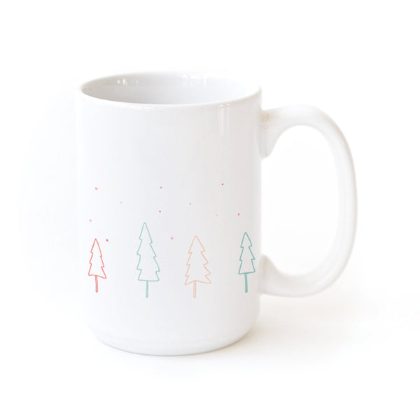 The Cotton and Canvas Co. Mini Christmas Trees Coffee Mug