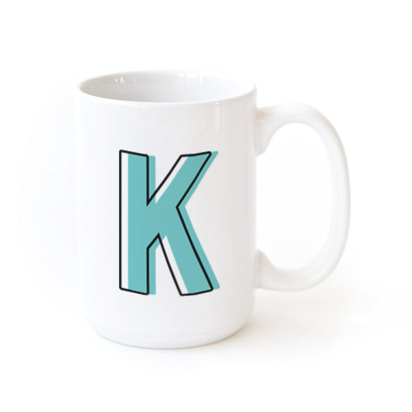 The Cotton and Canvas Co. Candy Pop Personalized Monogram Coffee Mug