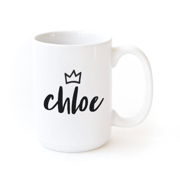 The Cotton and Canvas Co. Princess and the Pea Personalized Name Coffee Mug