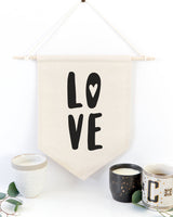 Love Hanging Wall Banner - The Cotton and Canvas Co.