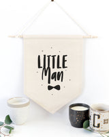 Little Man Hanging Wall Banner - The Cotton and Canvas Co.