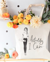 Actually, I Can Cotton Canvas Tote Bag - The Cotton and Canvas Co.