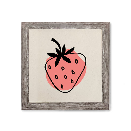 Strawberry Canvas Kitchen Wall Art - The Cotton and Canvas Co.