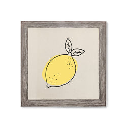 Lemon Canvas Kitchen Wall Art - The Cotton and Canvas Co.