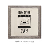 Bun in the Oven Canvas Kitchen Wall Art - The Cotton and Canvas Co.