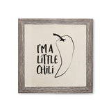 I'm a Little Chili Canvas Kitchen Wall Art - The Cotton and Canvas Co.