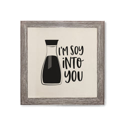 I'm Soy Into You Canvas Kitchen Wall Art - The Cotton and Canvas Co.