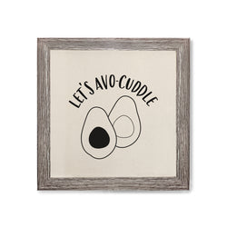 Let's Avo-Cuddle Canvas Kitchen Wall Art - The Cotton and Canvas Co.